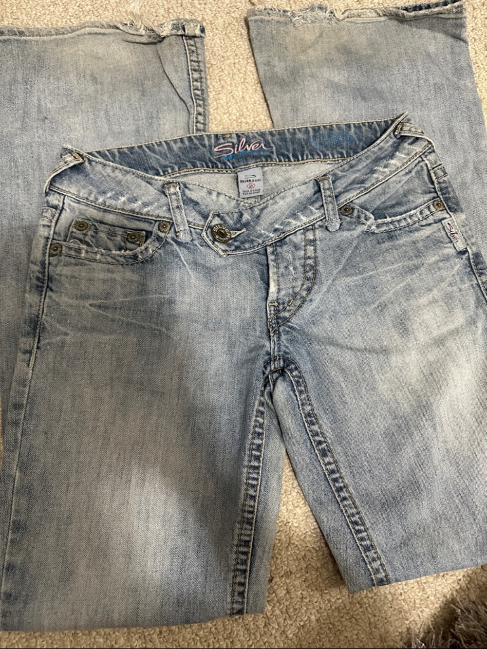 Silver Jeans Light Blue Slim Straight Men's Jeans